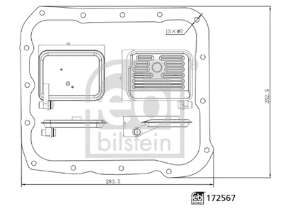 Фильтр кпп с прокладкой hyundai accent; mitsubishi carisma, HYUNDAI ACCENT, MITSUBISHI CARISMA, FEBI BILSTEIN