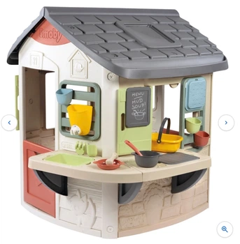 Игровой домик с аксессуарами Smoby Life Садовник с кухней и мойкой (7600810505)