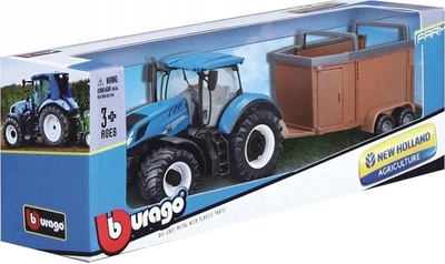 Traktor Bburago NewHolland T7.315 z przyczepą 31656 (4893993013593)
