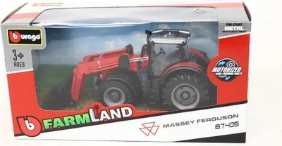 Трактор Bburago Massey Ferguson 8740S з навантажувачем 31633 (4893993316335)