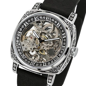 Чоловічий годинник WishDoIt Baron Imperial Black, 2 ремінці