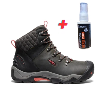 Черевики трекінгові зимові жіночі KEEN Revel III W Black/Rose 41 + Подарунок Спрей для водостійкого просочення взуття Grangers Footwear Repel Plus 50 ml