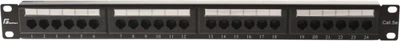 Патч-панель GetFort 19″ 24-портовий кат. 5E UTP (PGF-5EUTP24-B4)