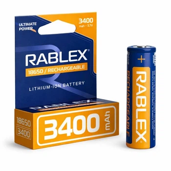 Литий-ионный аккумулятор 18650 Rablex 3400 mAh 3.7 V (Li-ion) Original