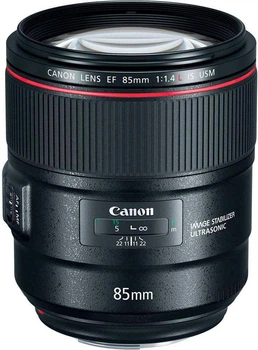 Стандартний об'єктив Canon EF 85mm f/1.4L IS USM Black (2271C005)