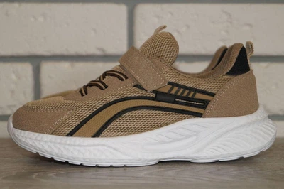 Кроссовки спортивные детские Sport Line AS820-18 35 (22,5 см) коричневые
