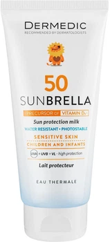 Сонцезахисне молочко для дітей Dermedic Sunbrella SPF 50 100 Всі мл (5901643170592)