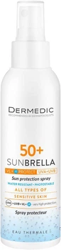 Молочко-спрей Dermedic Sunbrella Сонцезахисний SPF50 150 мл (5901643175269)