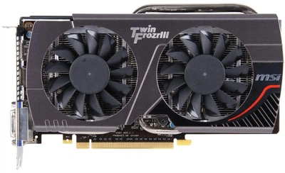 Відеокарта MSI GTX 650Ti 2Gb Boost (N650Ti TF 2GD5/OC BE) (GDDR5, 192 bit, PCI-E 3.0 x16) Б/в