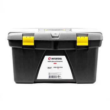 Ящик для інструменту 26.5" 670*393*370 мм INTERTOOL BX-0326