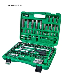 Набір інструменту 1/4" і 1/2" 108 одиниць (6-ти гранний) GCAI108R TOPTUL