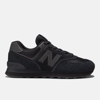 Мужские черные кроссовки New Balance 574 Core 44 (10) 28 см (ML574EVE)