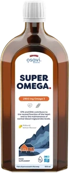 Харчова добавка Osavi Super Omega 3 2900 мг Лимон 500 мл (5904139923221)