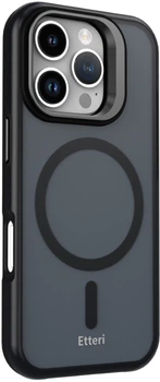 Etui Etteri Morning Fog do Apple iPhone 16 Pro Max Black (5907582341956)