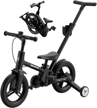 Дитячий велосипед трансформер Strider 6in1, що росте з дитиною, чорний
