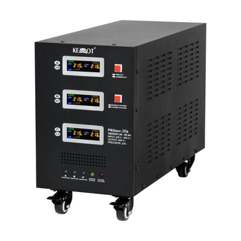 Автоматичний 3-фазний стабілізатор напруги KEMOT PROavr-15kVA