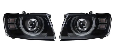 Передні альтернативна тюнінг оптика фари LED на Nissan Patrol Y61 FULL LED 04-08 комплект Ніссан Патрол L3728