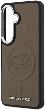 Чохол Karl Lagerfeld Embossed Ring Initials MagSafe для Samsung Galaxy S26 Brown (3666339612467)