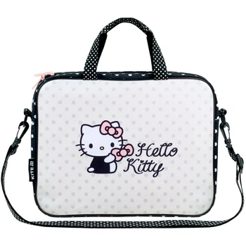 Шкільна текстильна сумка Kite Hello Kitty 27х34х7 см 6.5 л біла (HK26-589-2)