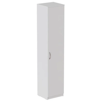 Пенал Анжело Ferrum-decor на 5 полок с дверью 1900x400x380 ДСП Белое 16 мм (FRD-104905)