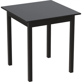 Стіл кухонний Ferrum-decor Дієго 75x80x80 Чорний ДСП Сосна Кембра 16мм (FRD-105716)