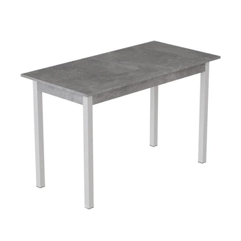 Стол кухонный Ferrum-decor Марио 75x120x60 Белый ДСП Бетон 16мм (FRD-105582)