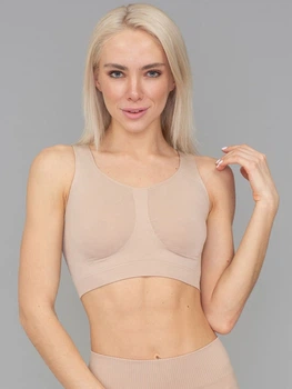 Топ на широких бретелях Giulia Classic top Naturalle S/M Бежевий