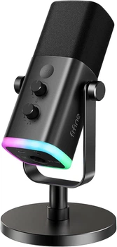 Мікрофон динамічний Fifine AM8 Black XLR/USB