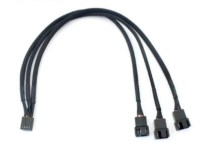 Разветвитель питания для кулеров 3 x 3pin/4pin PWM