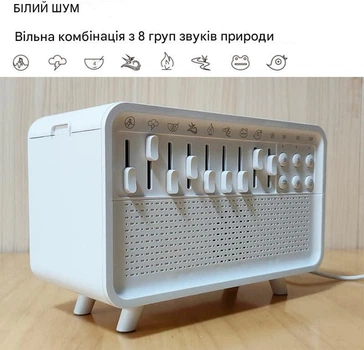 Аромадиффузор-увлажнитель SeaFlame с эффектом пламени и белым шумом