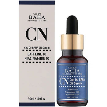 Антиоксидантная сыворотка для лица с кофеином и ниацинамидом Cos De BAHA CN Serum 30 мл (8809240319444)