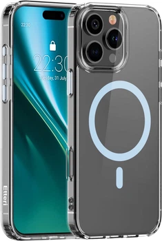Панель Etteri Color Mag для Apple iPhone 16 Pro Light Blue/Transparent (5906961964700)