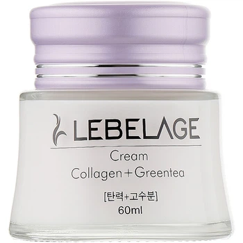 Крем для лица с коллагеном и зеленым чаем Lebelage Collagen+Green Tea Moisture Cream 70 мл (8809445611541)