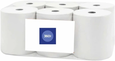 Ręczniki papierowe 360 Pro 2-warstwowe Białe 100 m 6 rolek (5907632665032)