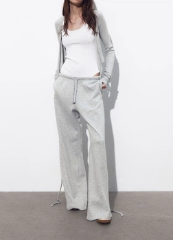 Штани H&M 10606 Світло-сірий 4XL (1199)