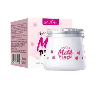 Увлажняющий крем для лица с персиком SADOER Milk Peach 80 г