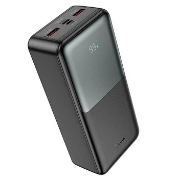 Повербанк 30000 mAh HOCO J136B Sirui fully compatible power bank с быстрой зарядкой (2USB/Type-C, 22,5W). Black
