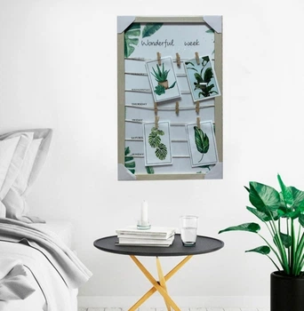 Настенный Мудборд (moodboard) Ежедневник Wanderfull Week для фото 50см