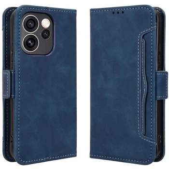 Чохол-книжка з кишеньками Deexe Wallet Stand для OPPO Reno 15 F/FS - Blue
