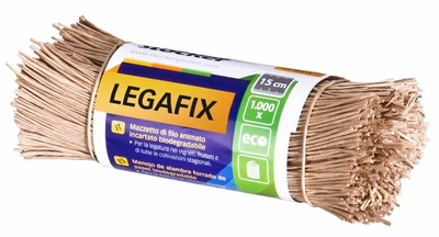 Шпагат - проволока для подвязки Legafix Stocker (20315) саморазлагающаяся 15 см / 1000 шт