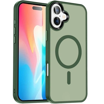 Чехол Ummi Colorful with MagSafe для Apple iPhone 17 (6.3") Зеленый / Dark Green