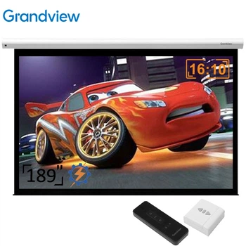 Проекционный экран GrandView CB-MP189 16:10 WM5 моторизированный настенный потолочный 189" 407x254см