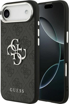 Etui Guess 4G Big 4G Classic Logo do Apple iPhone Air Black/Silver (GUHCP17MP4G4SMCK)