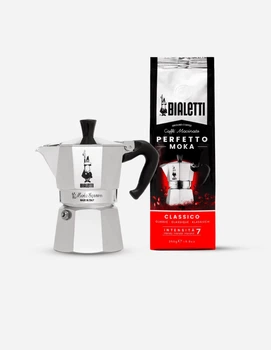 Набор Bialetti Moka + кофе молотый Perfetto Moka Classico 0003544