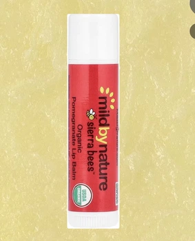 Бальзам для губ гранатовий Mild by nature 4,25г