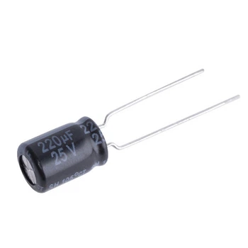 Конденсатор электролитический выводной 220uF 25V SH 8x11mm 105°C (SH025M0220A5S-0811-Yageo) - 274445