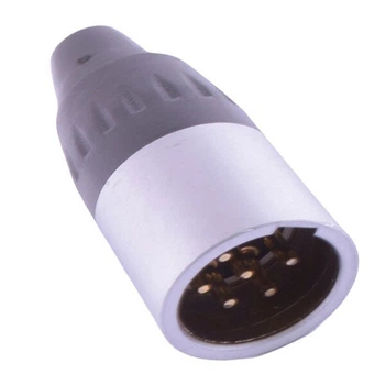 Штекер "папа" mini xlr 6P, на кабель, серебренное (GT3-1402-6P-SC) - 285393