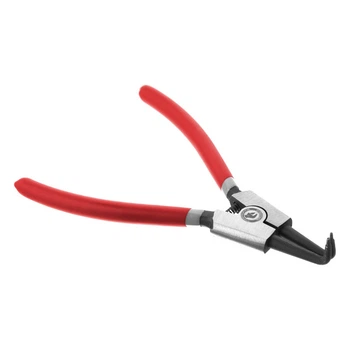 Щипцы для снятия стопорных колец изогнутые на разжим INTERTOOL HT-7014