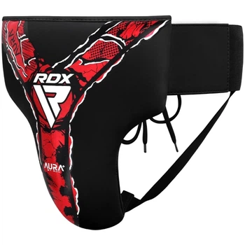 Захист Паху RDX F17 New Aura Groin Guard Чорно-Червоний M (GDR-F17BR-M)