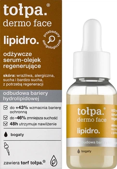 Регенерирующая сыворотка-масло Tolpa Dermo Face Lipidro Serum-Oil Regenerating С липидами и аминокислотами 30 мл (5903900964456)